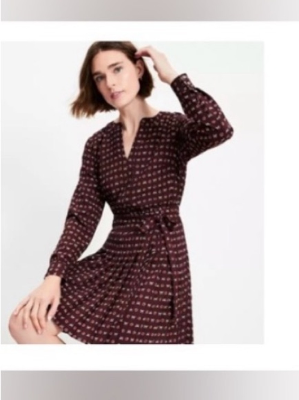 LOFT Burgundy mini Dress